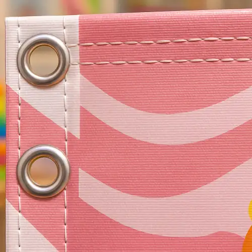 Печать баннеров в Гродно — широкоформатный рекламный баннер на фасаде здания