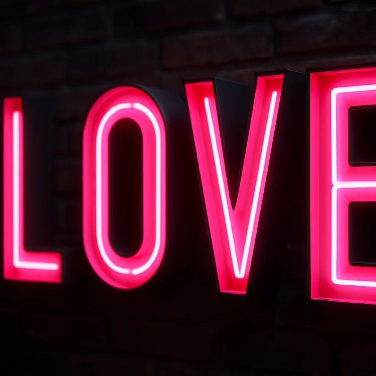 Неоновые буквы (объемные и плоские) в Гродно