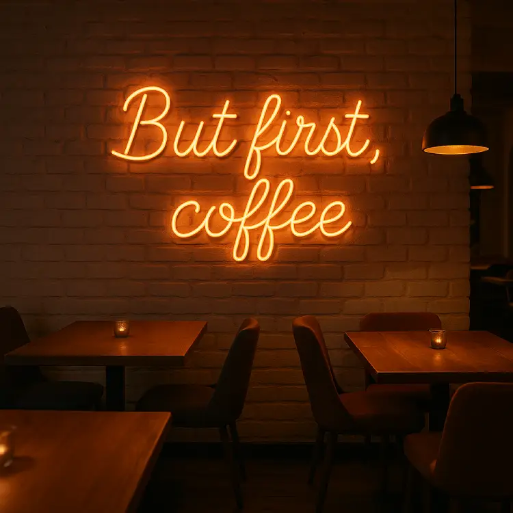 Неоновые надписи для кафе, баров и магазинов в Гродно